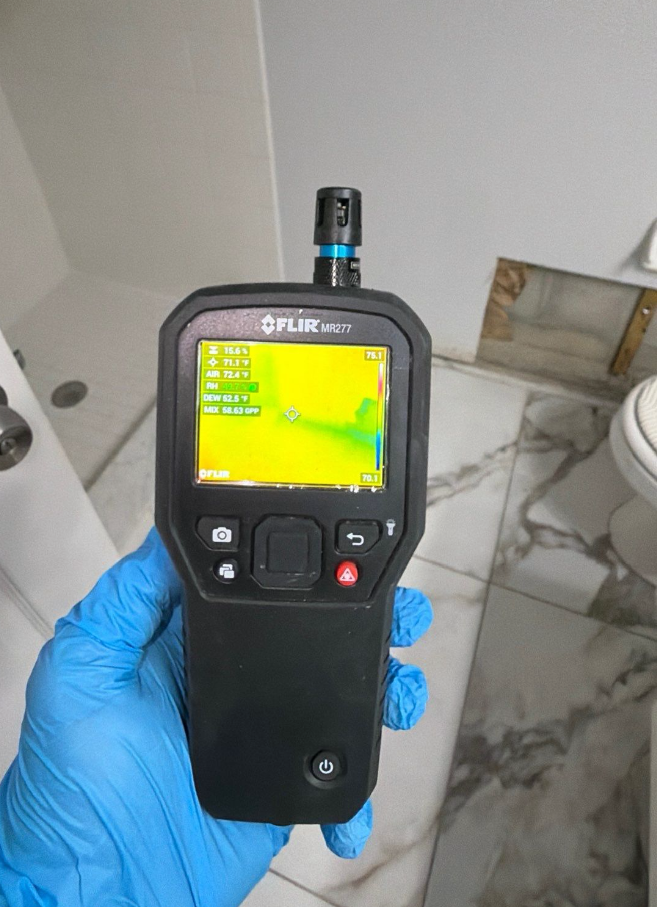 Bathroom mold moisture monitoring in Winter Park, FL — tile, caulk, cabinets, fixtures remediation