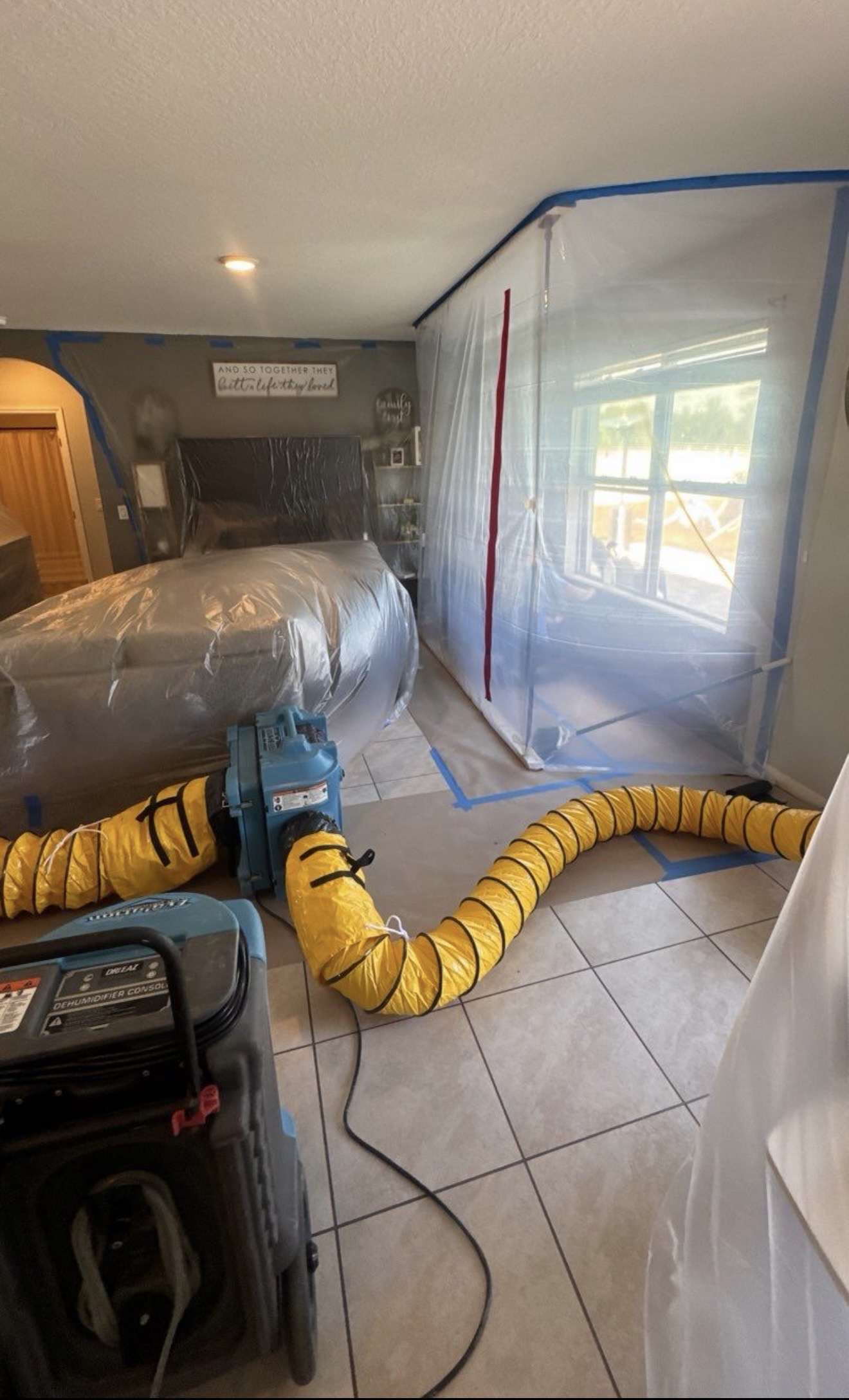 Water damage documentation
